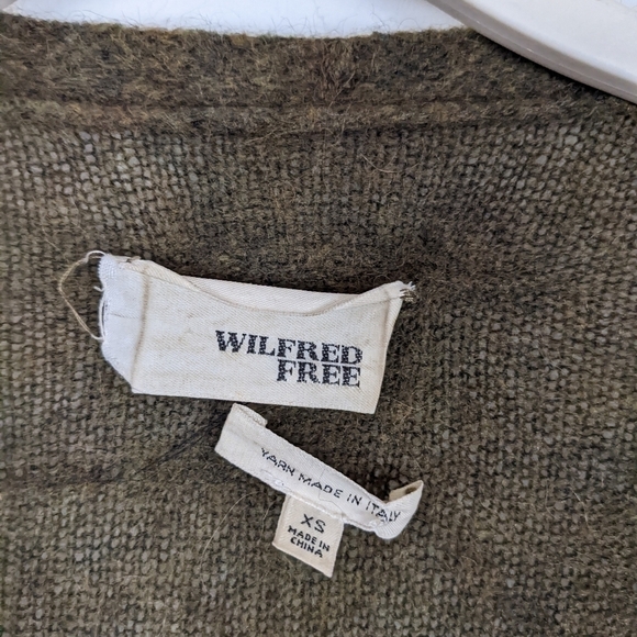 ARITZIA Wilfred Free Aronson knit wool blend sweater cardigan - Picture 10 of 11